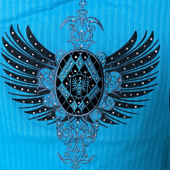 VIP Clothing Men’s Casual Vest Size L Blue NWOT - Picture 3 of 5